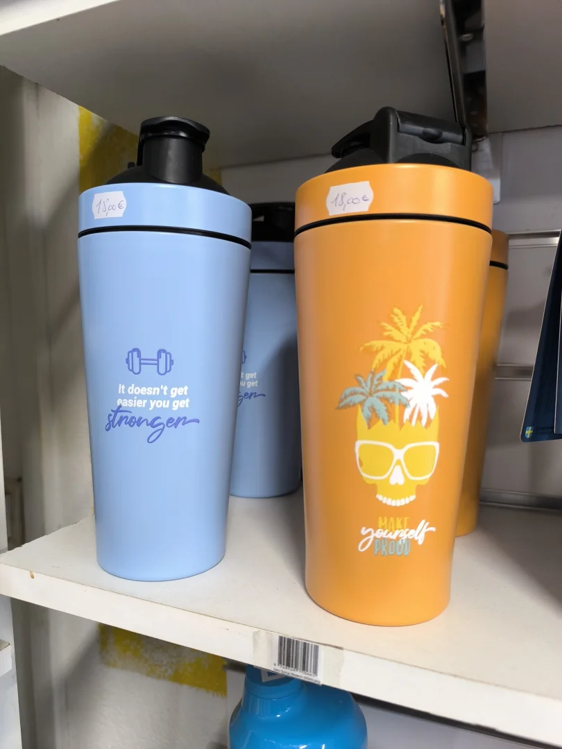 Shaker métal jaune (ou bleu)