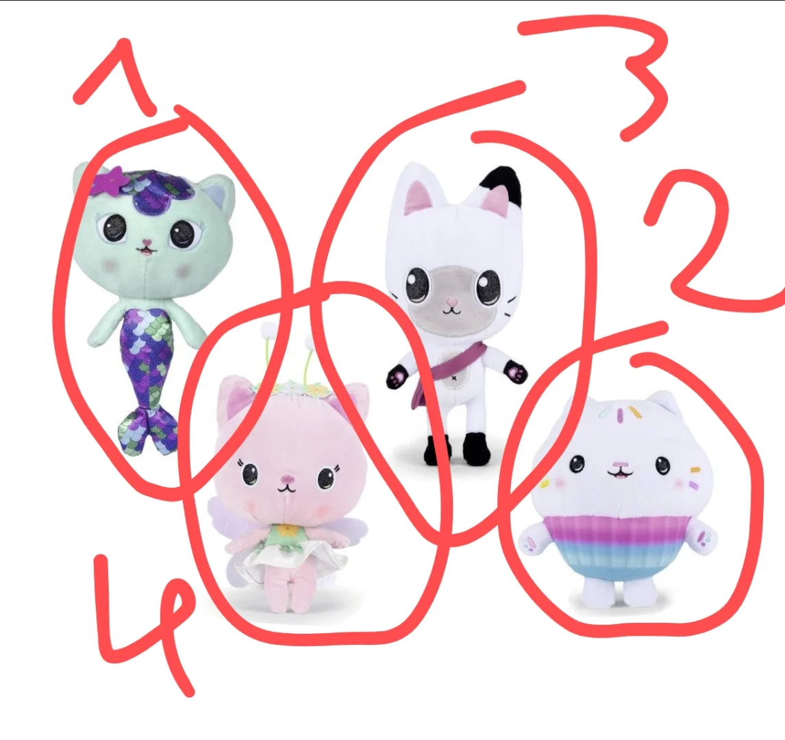 Peluche Douce Gabby De 25cm, Ami Idéal